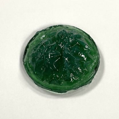Vintage Old World Round 1 1/2" Jewel - Green #3933 - Image 3