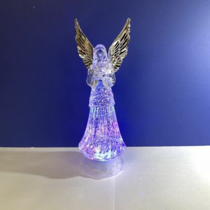 Lighted LED Shimmer Angel-8990A Dove
