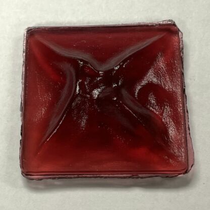 Old World Square 40mm Jewel - CR40-340 Cranberry - Image 2