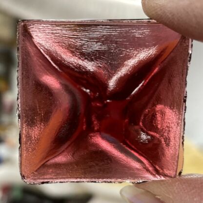 Old World Square 40mm Jewel - CR40-340 Cranberry - Image 3