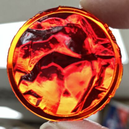 Round Lava 38mm Jewel- Red RM38-10
