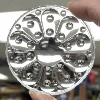 Round Texture 65mm (2 1/2") Jewel- Clear WM65-01