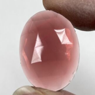 Faceted Oval Seconds 22mm x 30mm Jewel-Cranberry