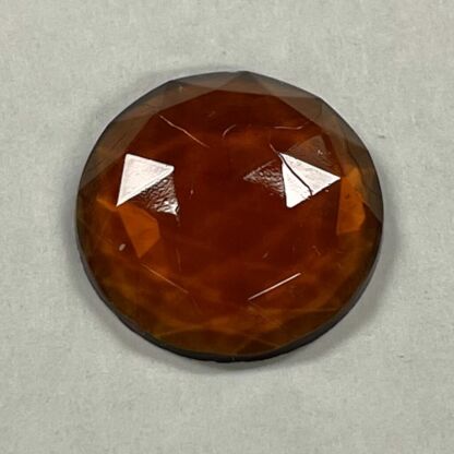 Faceted Jewel 15mm Round FR15-21 Dark Amber - Image 2