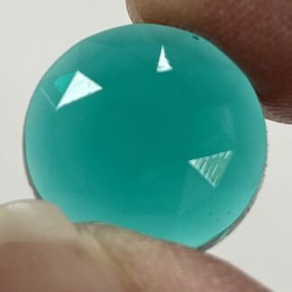 Faceted Round 15mm Jewel FR15-312 Aqua