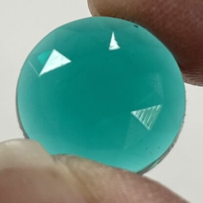 Faceted Round 15mm Jewel FR15-312 Aqua
