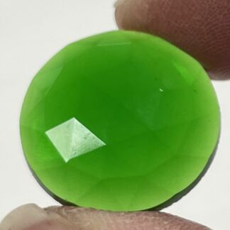 Faceted Round 20mm Jewel FR20-03 Green