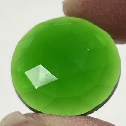 Faceted Round 20mm Jewel FR20-03 Green