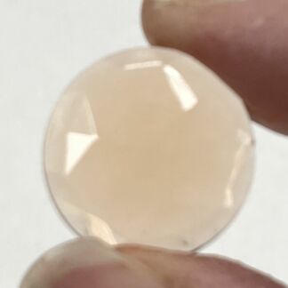 Faceted 20mm  Round Jewel FR20-08 Peach