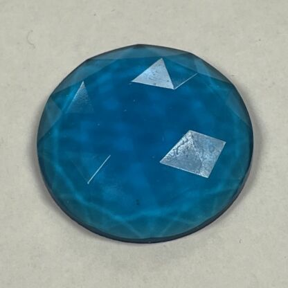 Faceted 25mm Round Jewel FR25-05 Turq - Image 2