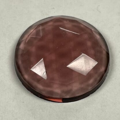 Faceted 25mm Round Jewel FR25-06 Amethyst - Image 2