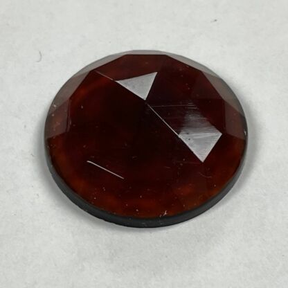 Faceted 25mm Round Jewel FR25-21 Dark Amber - Image 2