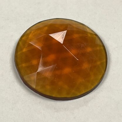 Faceted 30mm Round Jewel FR30-02 Amber - Image 2