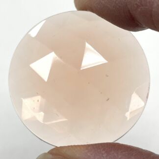 Faceted 35mm Round Jewel FR35-08 Peach
