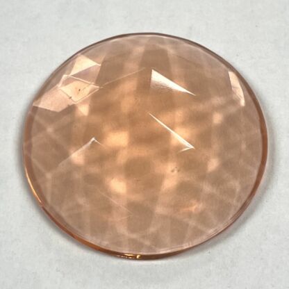 Faceted 35mm Round Jewel FR35-08 Peach - Image 2