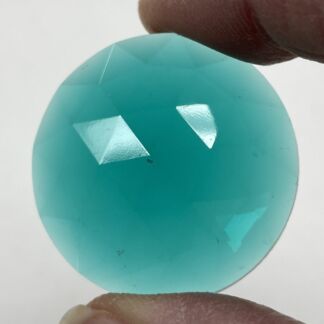 Faceted 35mm Round Jewel FR35-312 Aqua