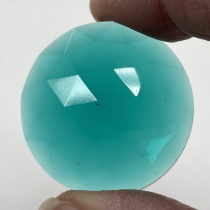 Faceted 35mm Round Jewel FR35-312 Aqua