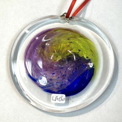 3-D Handblown Glass Rondel - LA06 - Image 3