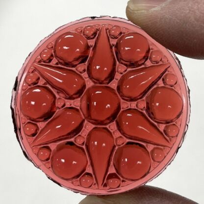 Fancy Round 42mm Jewel CN42-340 Cranberry