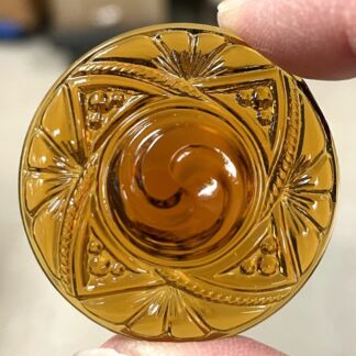 Victorian Round 40mm Jewel-Amber VFR40-02