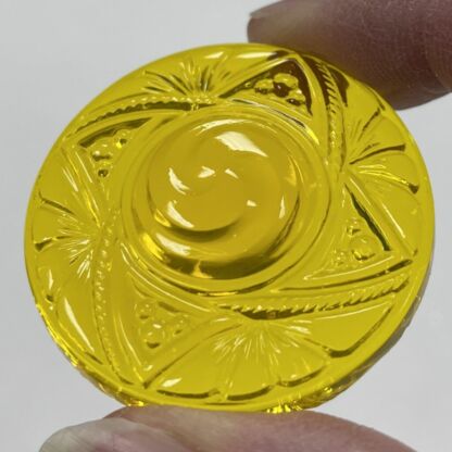 Victorian Round 40mm Jewel-Yellow VFR40-13 - Image 2