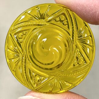 Victorian Round 40mm Jewel-Yellow VFR40-13