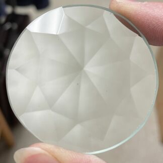 Clear Round Multi Faceted Jewel-2" (50mm) FST50-01