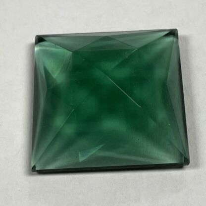 Faceted Square 25mm Jewel - Moss Green FQ25-31 - Image 2