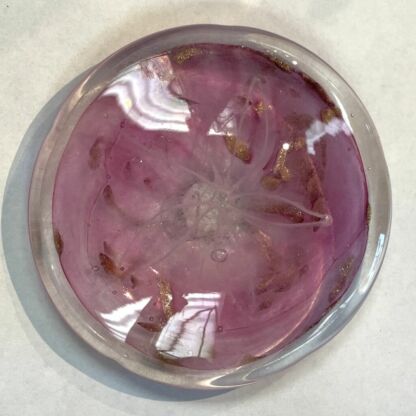 3-D Sand Dollar Glass Rondel -72104P - Image 3