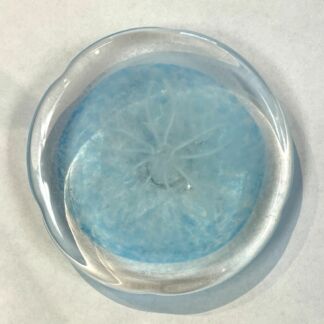 3-D Sand Dollar Glass Rondel -72104A