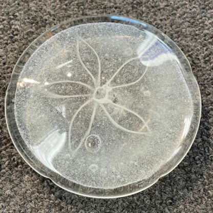3-D Sand Dollar Glass Rondel -72104W - Image 3
