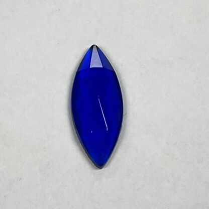 Faceted Pointed Oval Jewel S1227-04 Blue - Image 2