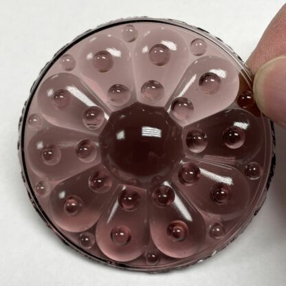 Round Texture 65mm (2 1/2") Jewel- Amethyst WM65-06 - Image 2
