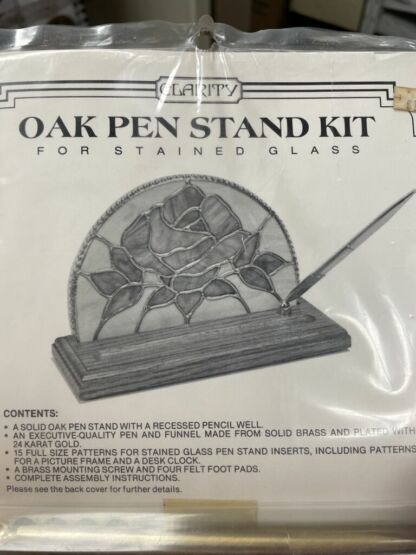 Clarity Oak Pen Stand Kit - Image 2