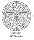 Glue Chip Bevel Glass Cluster  - HLSTX -GC Star