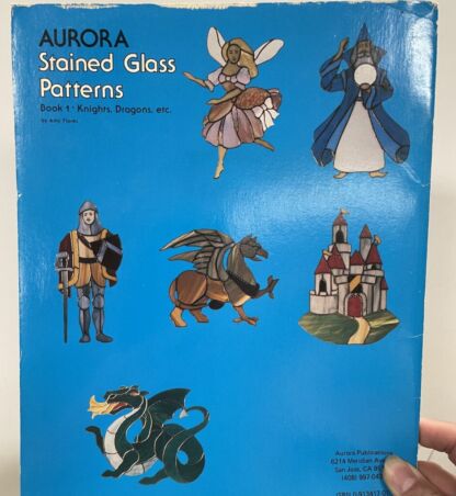 Aurora Stained Glass Patterns-Book 1 Knights & Dragons Store Copy - Image 2