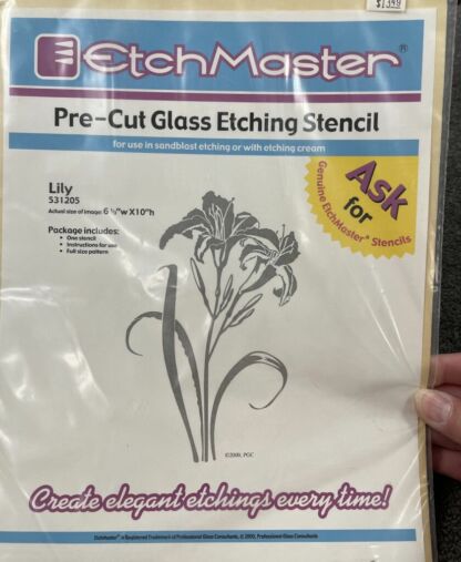 Etch Master Stencil-Lily