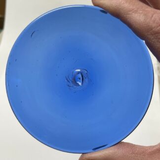 Handblown Glass Rondel 4" Light Blue #4659