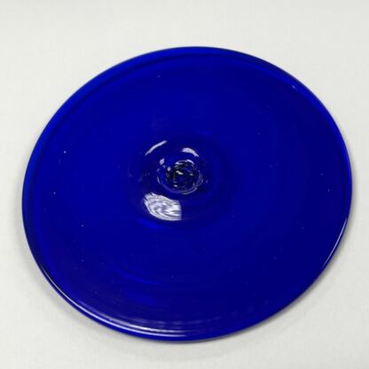 Handblown Glass Rondel 4" Colbalt Blue #4660 - Image 2