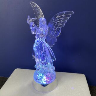 Lighted LED Shimmer Angel-G9230B Dove