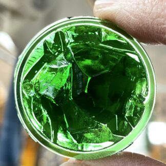 Round Lava 38mm Jewel- Green RM38-03