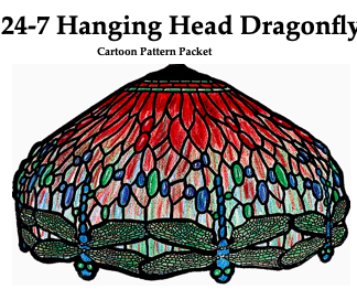 Worden B24-7 Hanging Dragonfly Lamp Pattern