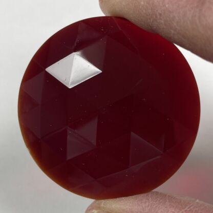 Faceted Round 50mm 2" Jewel FR50-111 Dark Red 50 mm - Image 3
