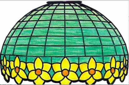 Worden G19.5-4 Narcissus Border Lamp Pattern