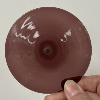 Handblown Glass Rondel 4" Amethyst H3000