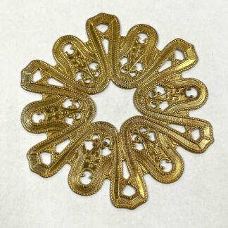 Brass 3-D Ribbon Medallion #B6000