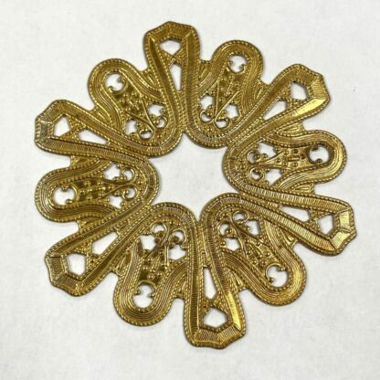 Brass 3-D Ribbon Medallion #B6000