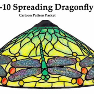 Worden C20-10 Spread Wing Dragonfly Lamp Pattern
