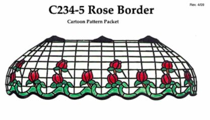 Worden C234-5 Rose Border Lamp Pattern
