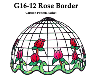 Worden G16-12 Rose Border Lamp Pattern